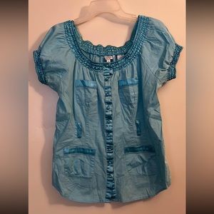 Capacity Unlimited Button Down Blouse
